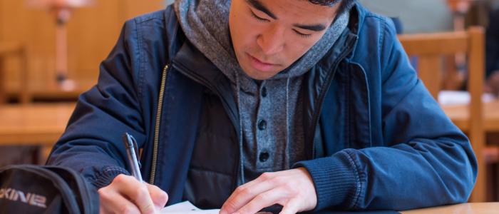 Student writing Student writing
